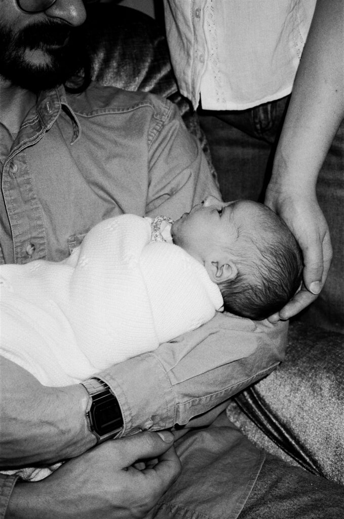 newborn details on film