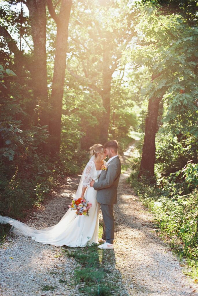 Film Wedding Photographer at Sons and Daughters Venue in Rolla, Missouri