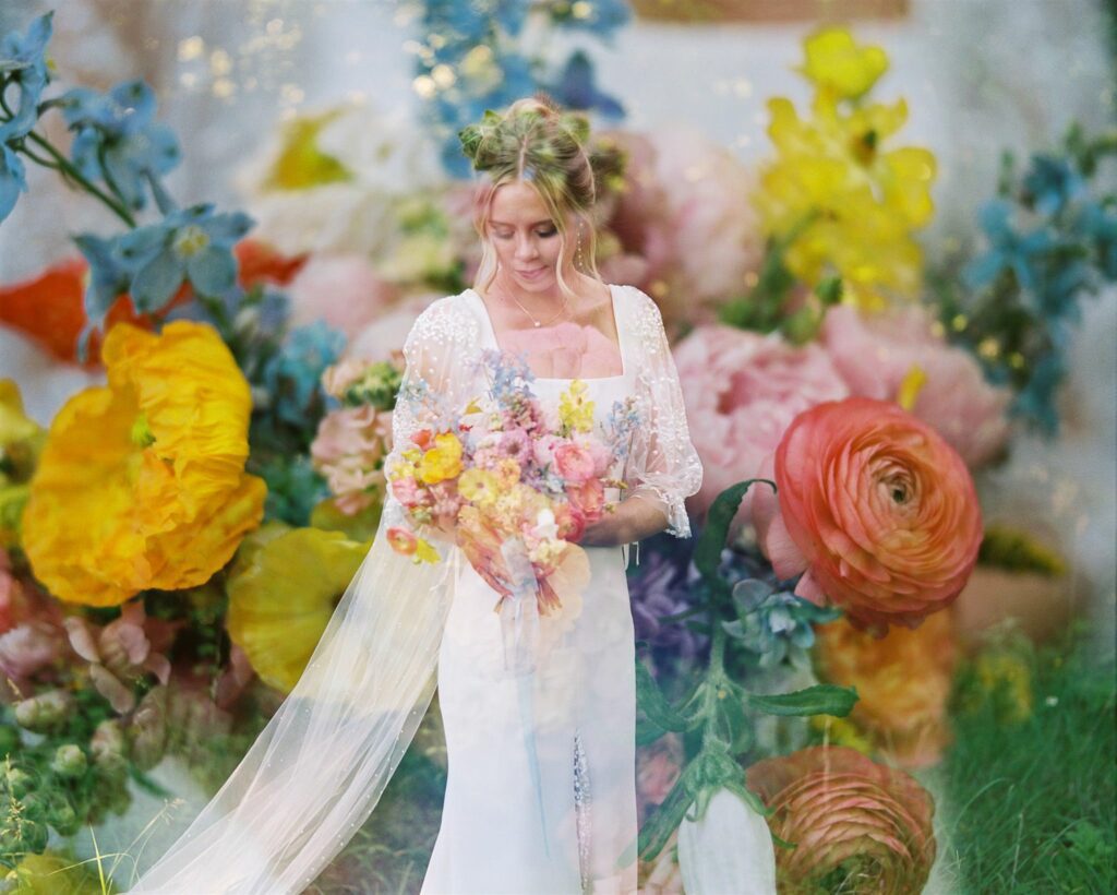 Medium format wedding photography